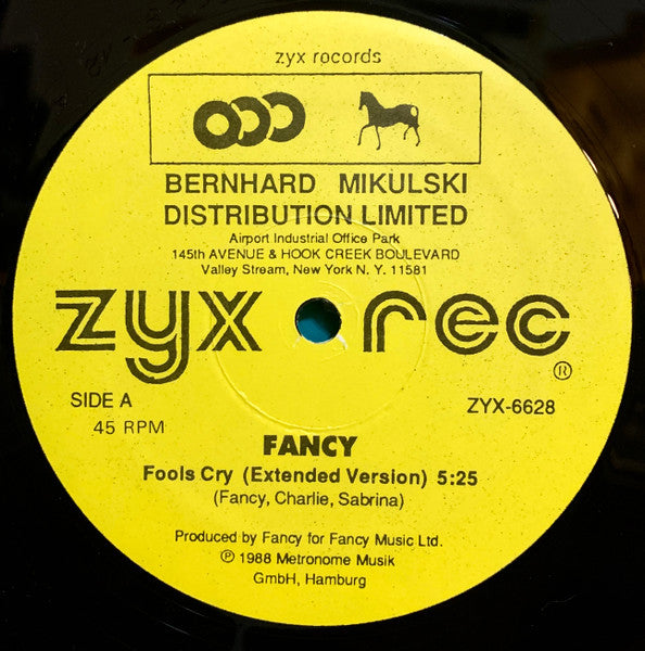 Fancy : Fools Cry (12", Maxi)