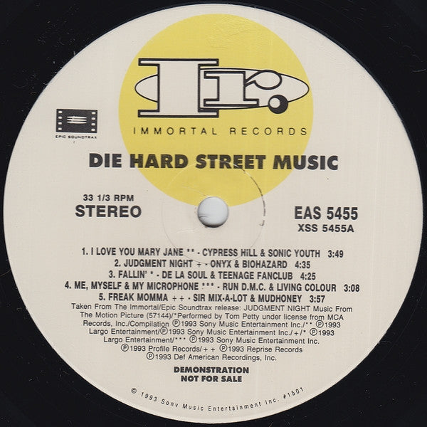 Various : Judgment Night (Die Hard Street Music) (12", Promo, Smplr)