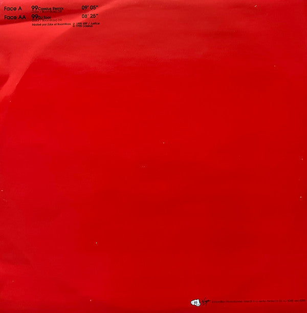Cassius : Cassius 99 (12", Promo)