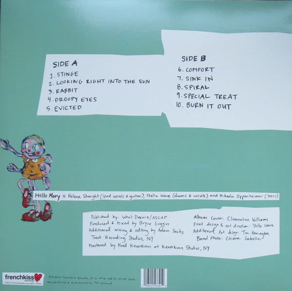 Hello Mary : Hello Mary (LP, Album, Ltd, Blu)