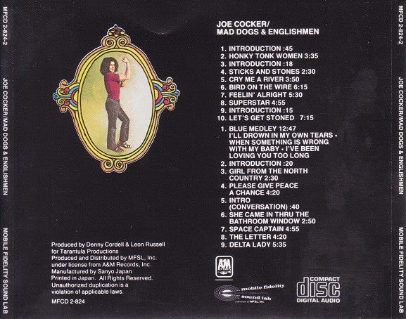 Joe Cocker : Mad Dogs & Englishmen (2xCD, Album, RE)