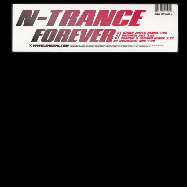 N-Trance : Forever (12")