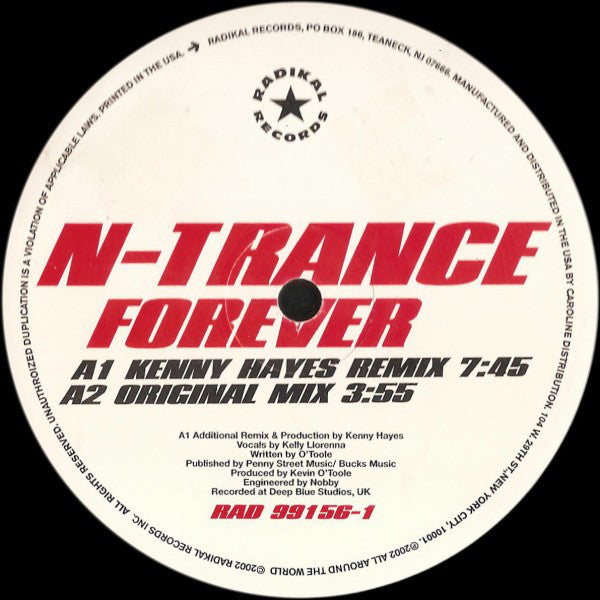 N-Trance : Forever (12")