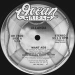 Ullanda* : Want Ads (12", Promo)