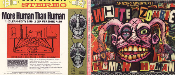 White Zombie : More Human Than Human (CD, Single, Promo)