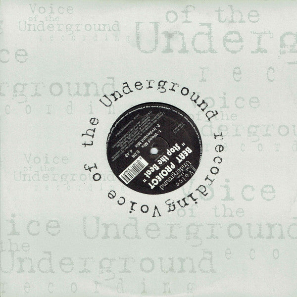 Beat Project : Stop The Beat (12")