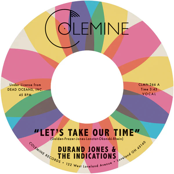 Durand Jones & The Indications - Let's Take Our Time / Flower Moon (7" 45)