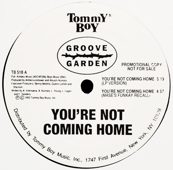 Groove Garden (2) : You're Not Coming Home (12", Promo)