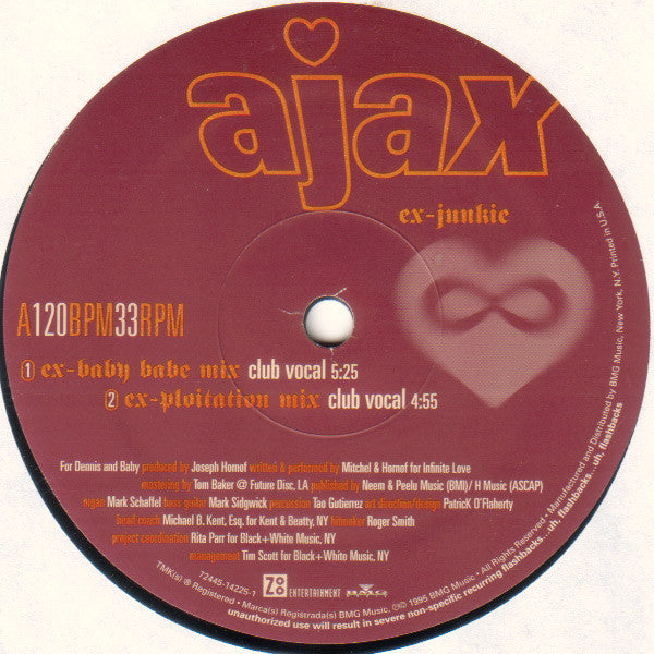Ajax (2) : Ex-Junkie (12", Single)
