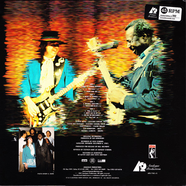 Albert King With Stevie Ray Vaughan : In Session (2xLP, Album, Ltd, Num, RE, 180)