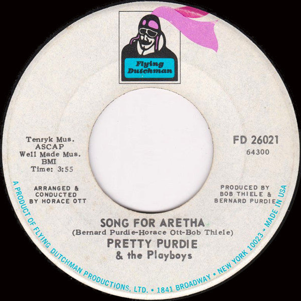 Pretty Purdie And The Playboys : Song For Aretha / Don't Go (7", Single)