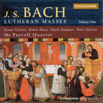 the album cover for Purcell Quartet - Lutheran Masses / Mass in a Major