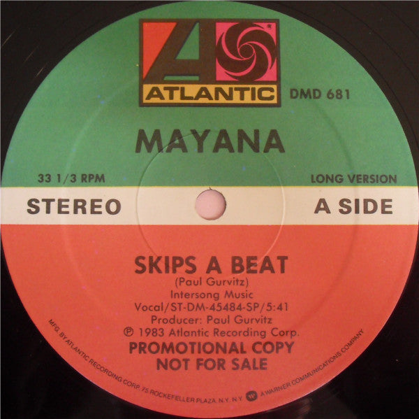 Mayana : Skips A Beat (12", Promo)