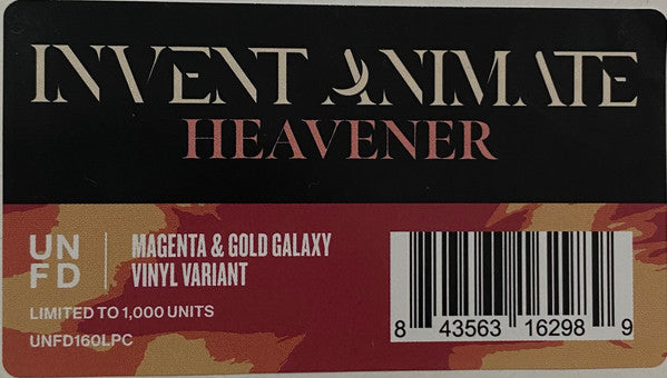 Invent, Animate : Heavener(LP, Album, Ltd, RP, Mag)