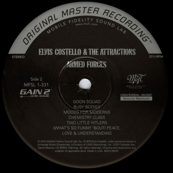 Elvis Costello And The Attractions* : Armed Forces (LP, Album, Ltd, Num, RE, RM, Gat)