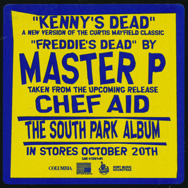Master P : Kenny's Dead (12", Promo)