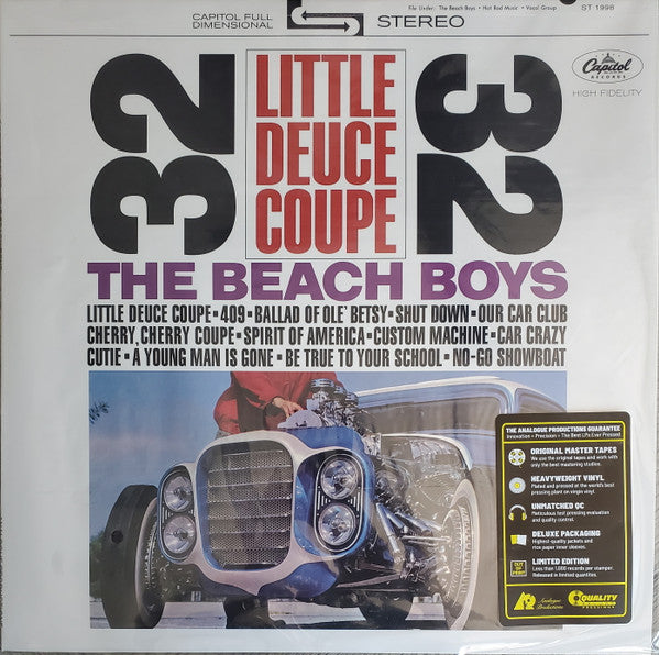 The Beach Boys : Little Deuce Coupe (LP, Album, RE, RM, 180)