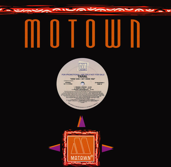 Taral : How Can I Get Over You (12", Promo)