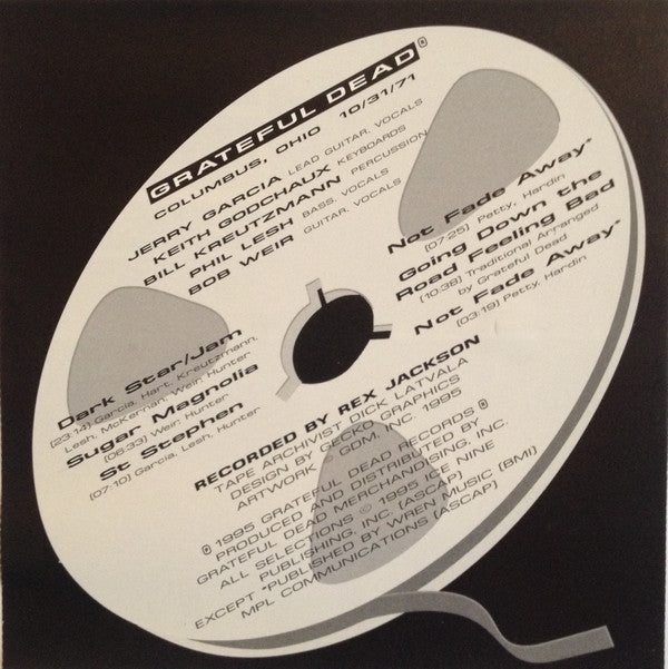 Grateful Dead* : Dick's Picks Volume Two: Columbus, Ohio 10/31/71 (CD, Album)