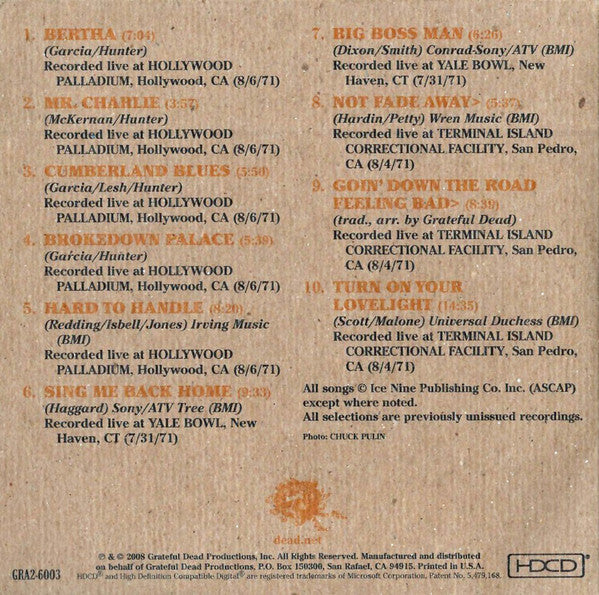 Grateful Dead* : Road Trips Vol. 1 No. 3: Summer '71 (3xHDCD, Album)