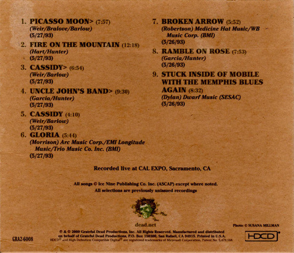Grateful Dead* : Road Trips Vol. 2 No. 4: Cal Expo '93 (3xHDCD, Album)