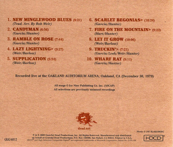 Grateful Dead* : Road Trips Vol. 3 No. 1: Oakland 12-28-1979 (3xHDCD, Album)