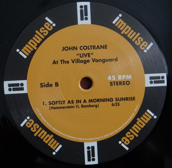 John Coltrane : "Live" At The Village Vanguard (2x12", Album, Ltd, Num, RE)