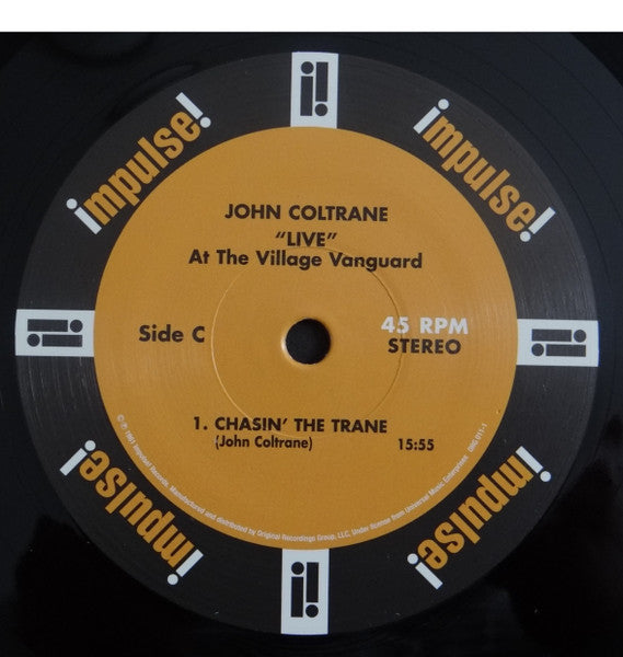 John Coltrane : "Live" At The Village Vanguard (2x12", Album, Ltd, Num, RE)