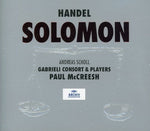 the album cover for Handel / Mccreesh / Scholl / Gabrieli Consort - Solomon (Uk)