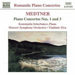 the album cover for Konstantin Scherbakov - Piano Cto 1 C Min Op 33 / Piano Cto 3 E Min Op 60