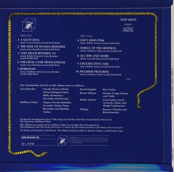 Procol Harum : A Salty Dog (CD, Album, RE, RM, Pap)