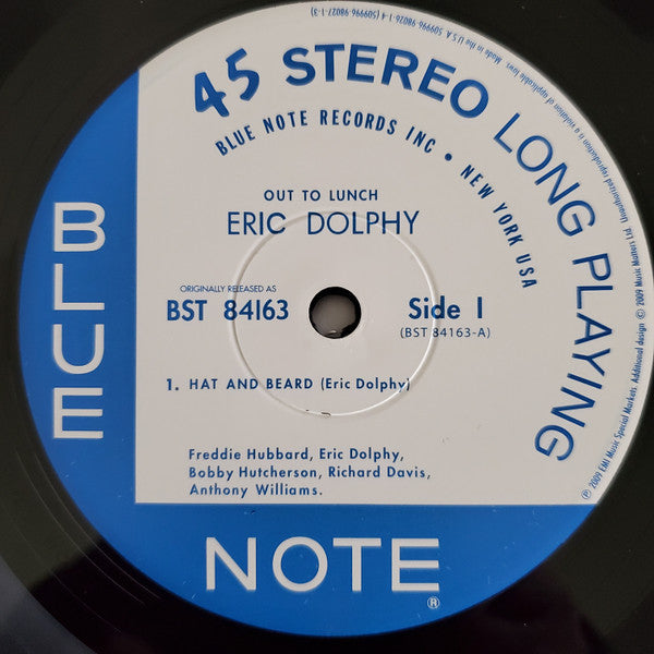 Eric Dolphy : Out To Lunch! (2x12", Album, Ltd, RE, RM)