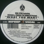 Real Lyphe Featuring Papoose & Trigger The Gambler* : What You Want (Que Tu Quieres?) (12")
