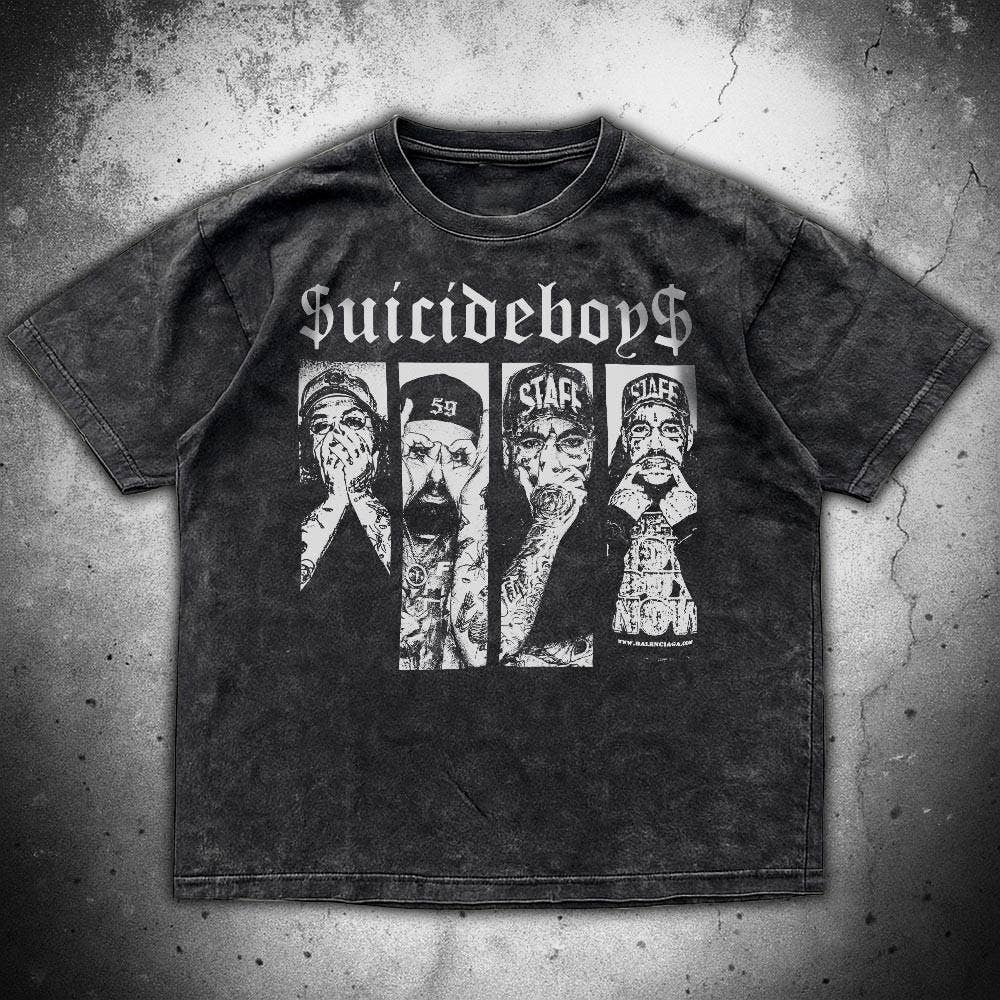 Vintage Suicideboys Music Concert Shirt