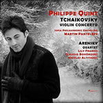 the album cover for Tchaikovsky / Quint - Violin Concerto (Hybr) [Digipak]