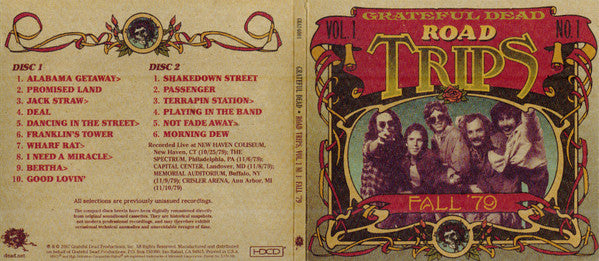 Grateful Dead* : Road Trips Vol. 1 No. 1: Fall '79 (3xHDCD, Album)