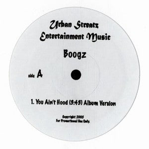 Boogz (2) : You Ain't Hood / Shake It Off (12", Promo)