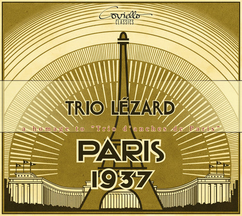 the album cover for Rivier / Trenet / Franck / Hess / Ferroud / B - Paris 1937 - Homage to Trio Danches de Paris