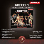 the album cover for Britten / Pierard / Rozario / Gunson / Rigby - Rape of Lucretia
