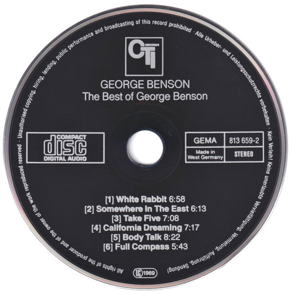 George Benson : The Best Of (CD, Comp)