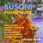 the album cover for FERRUCCIO BUSONI - Piano Music