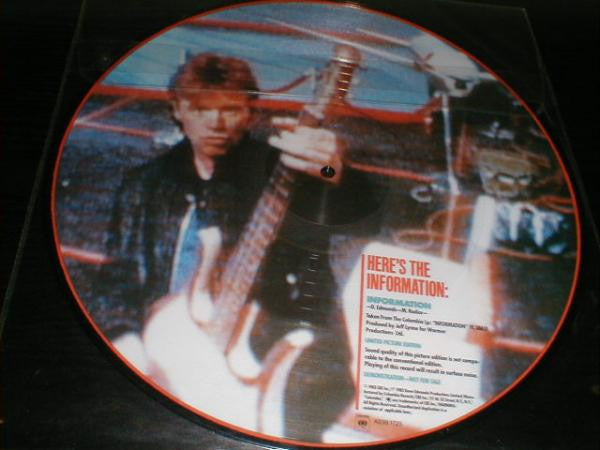 Dave Edmunds : Information (12", Single, Pic, Promo, Lim)