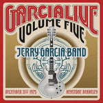 the album cover for Jerry Garcia - Garcialive Vol. 5 - December 31st 1975 Keystone Berkeley