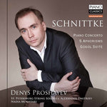 the album cover for Denys Proshaye - Pno Con Aphorisms Gogol Suite