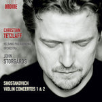 the album cover for Shostakovich / Tetzlaff / Helsinki Phil Orch - VLN Cons 1 & 2