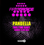 the album cover for Pandella - This Time Baby (Komix Club Mix)