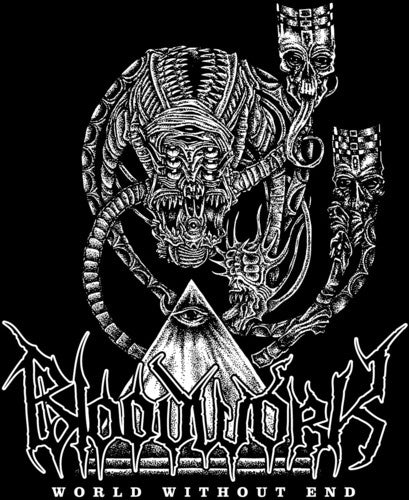 the album cover for Bloodwork - World Without End