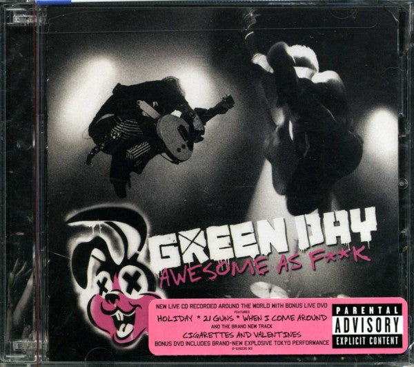 Green Day : Awesome As F**k (CD, Album + DVD, NTSC, Bon)