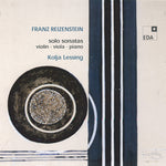 the album cover for KOLJA LESSING - Solo Sonatas