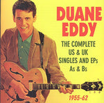 the album cover for Duane Eddy - Complete Us & Uk Singles & Eps As & Bs 1955-62